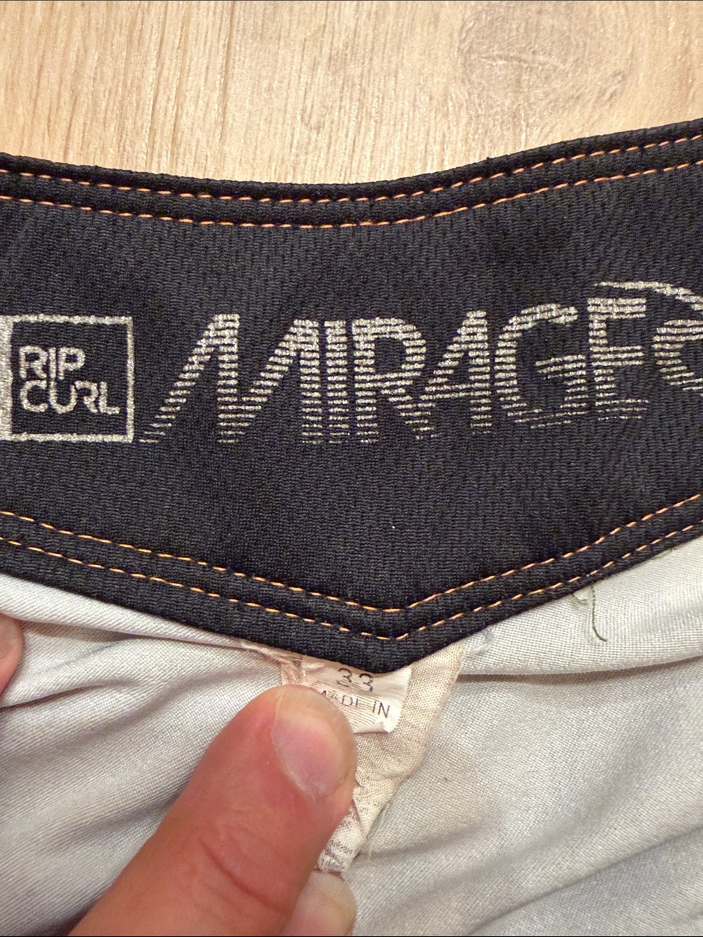 Rip Curl Men's Camo Board Shorts with Orange Waistband - Picture 2 of 6